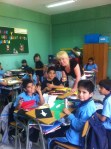 Hannele Piipari teaches English in a school in Santiago, Chile