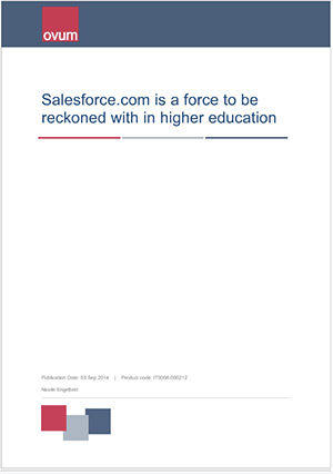 Higher Ed with Salesforce Ovum White Paper