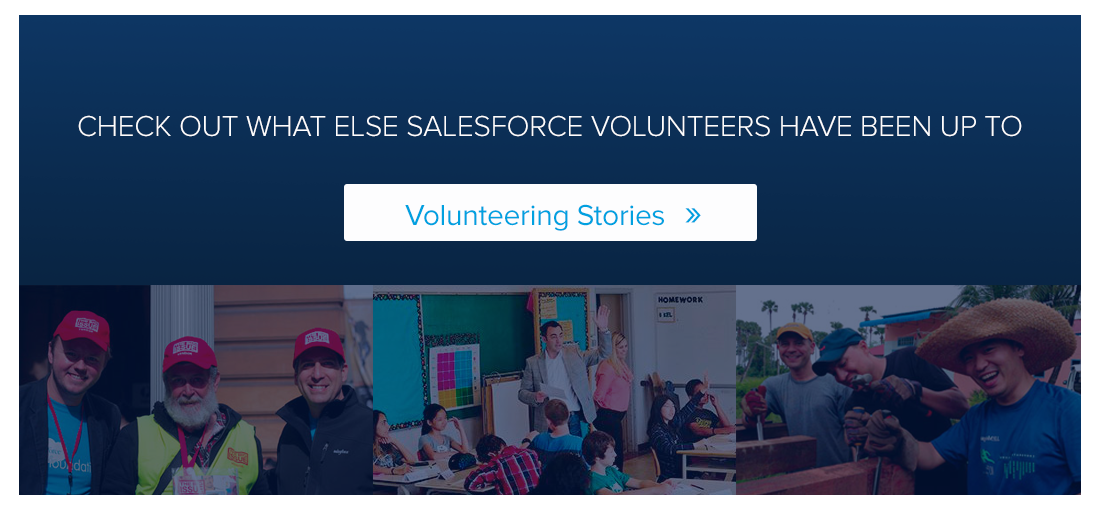 Salesforce volunteering