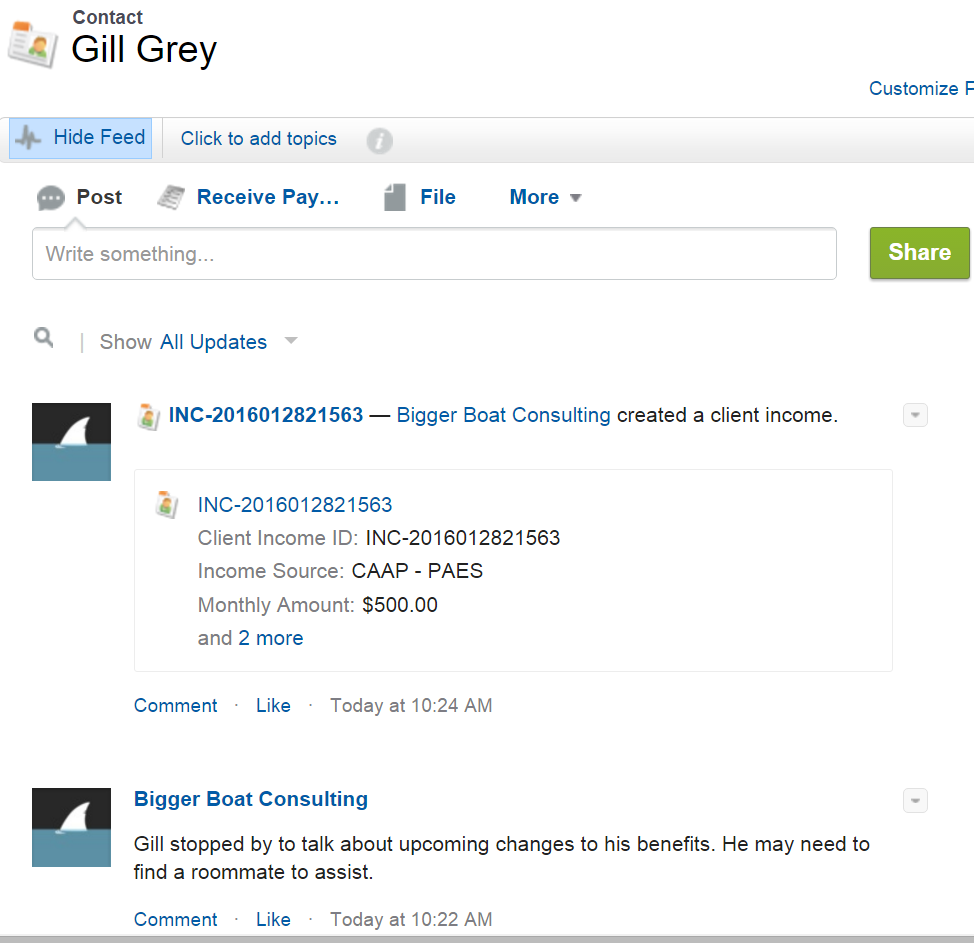 Gill Grey chatter