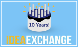 Idea Exchange 10 years
