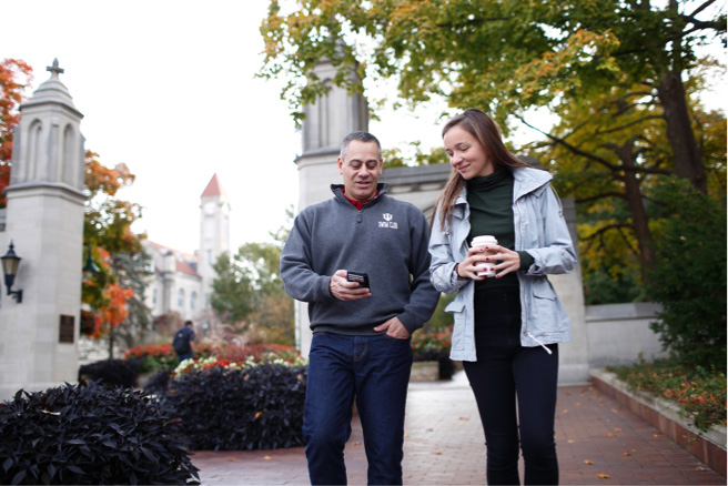 Salesforce for higher ed: Indiana University, in this photo, shares details on how they went from data silos to a Connected Campus.