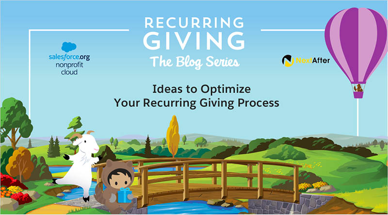 Recurring giving study with Salesforce.org and NextAfter