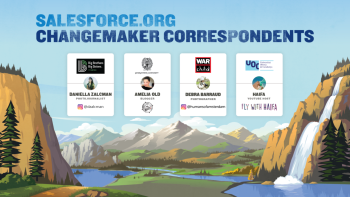 Join us on a journey around the world with Salesforce.org Changemaker Correspondents