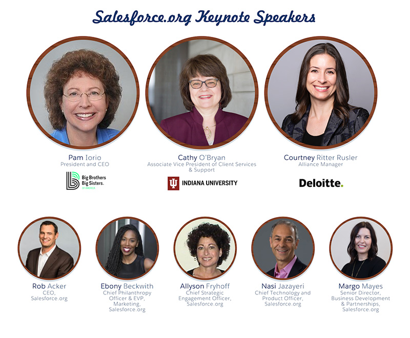 Salesforce.org Dreamforce 2019 keynote speakers