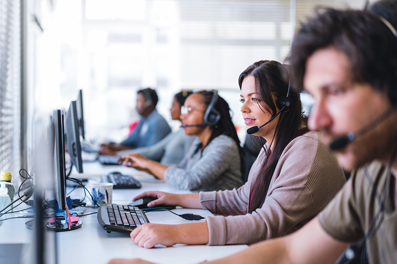 Service Cloud supports many call center needs.