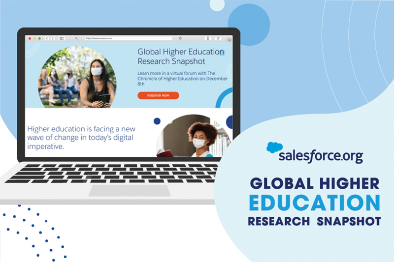 Graphic from Salesforce.org Global Higher Education Research Snapshot
