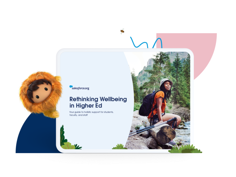 Salesforce.org guide on re-thininking wellbeing in the education industry